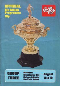 blackpool texaco cup 1974 to 75 prog